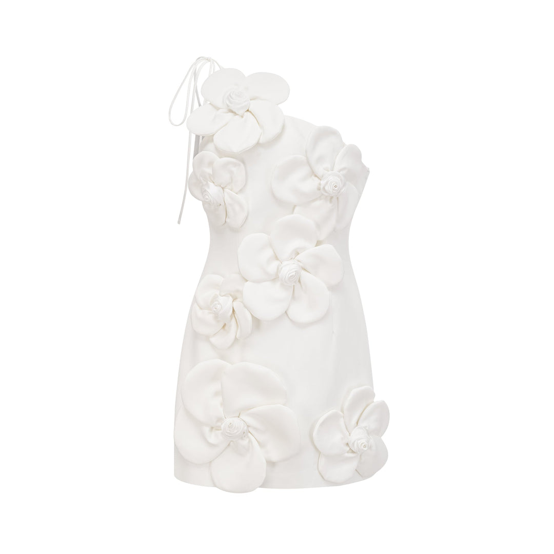 Florale abito mini lussuoso offshoulder
