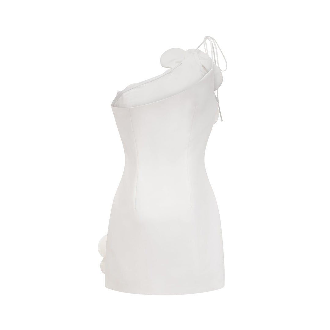 Florale abito mini lussuoso offshoulder