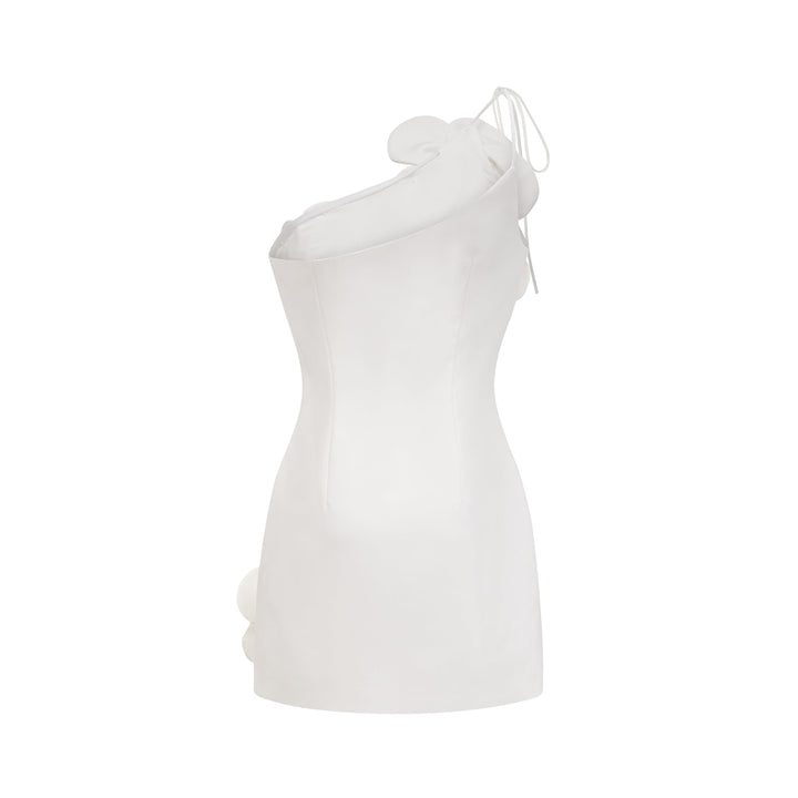 Florale abito mini lussuoso offshoulder