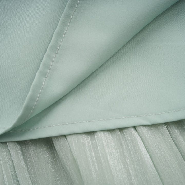 Abito cerimonia elegante verde maxi
