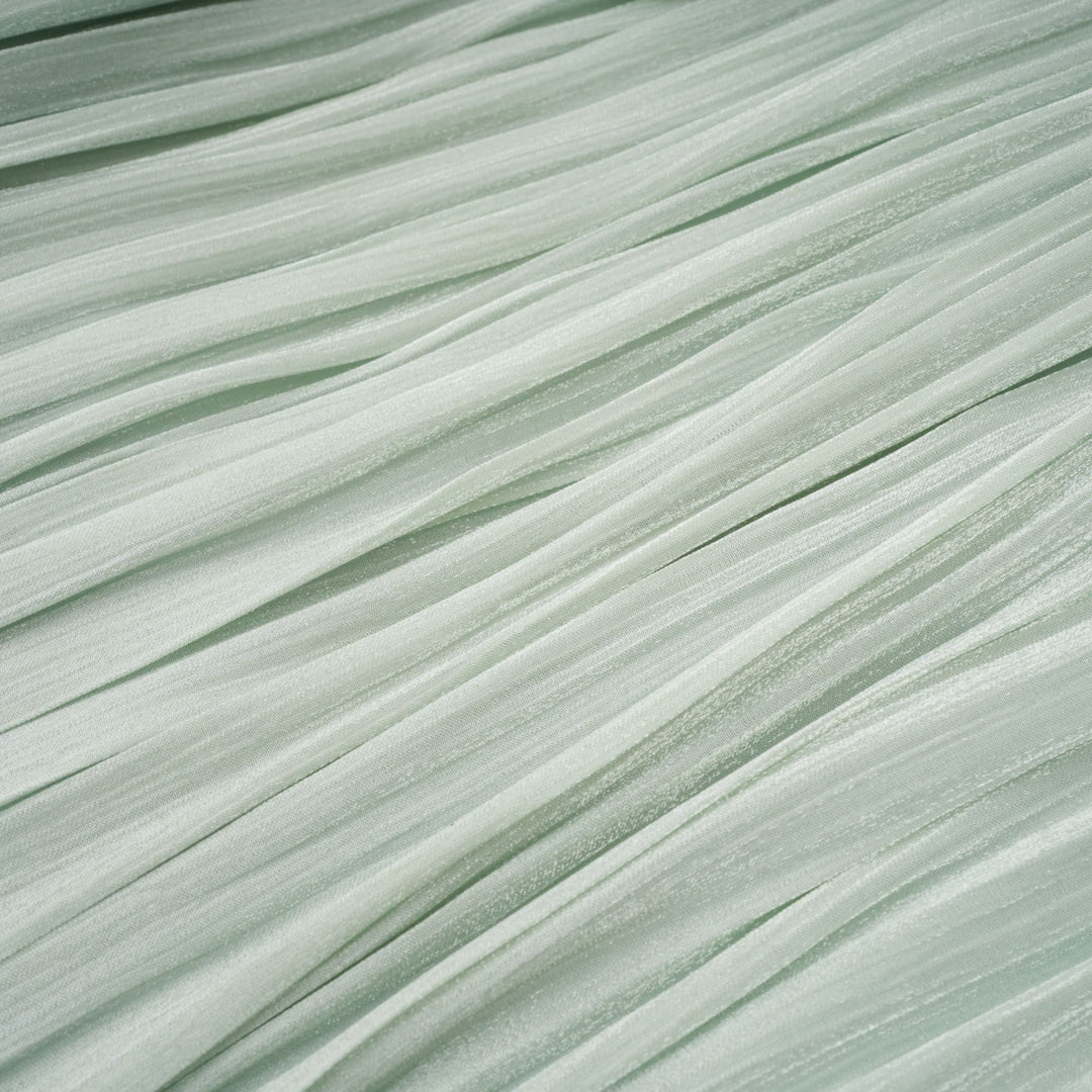 Abito cerimonia elegante verde maxi