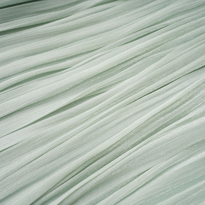 Abito cerimonia elegante verde maxi