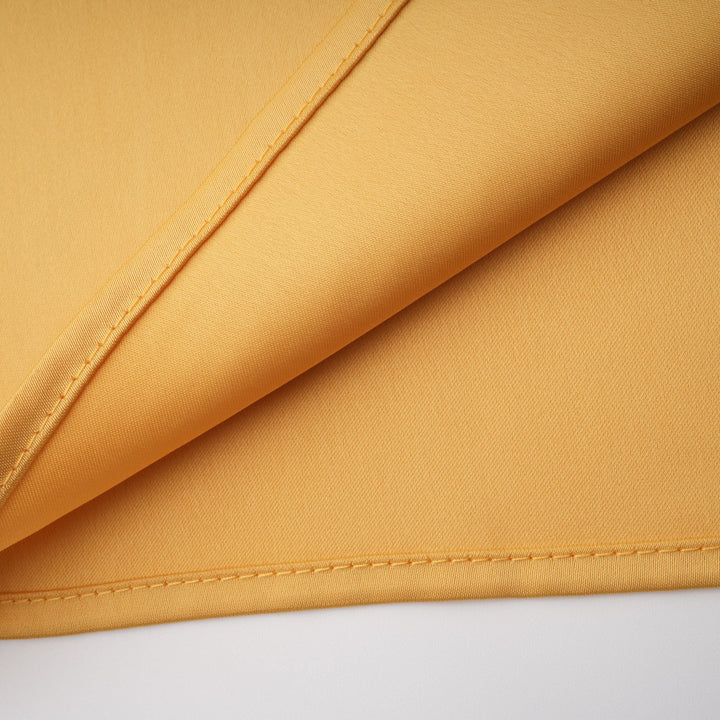 Abito cerimonia raffinato giallo frange