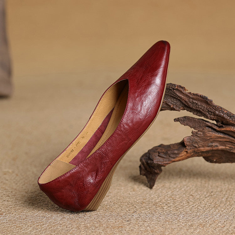 Ballerine Pelle Vera Sofisticate