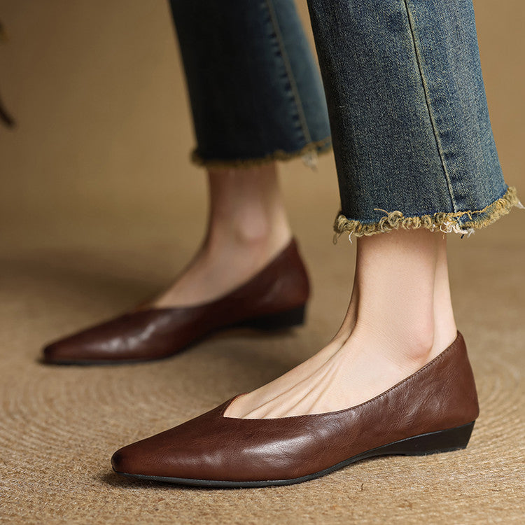 Ballerine Pelle Vera Sofisticate