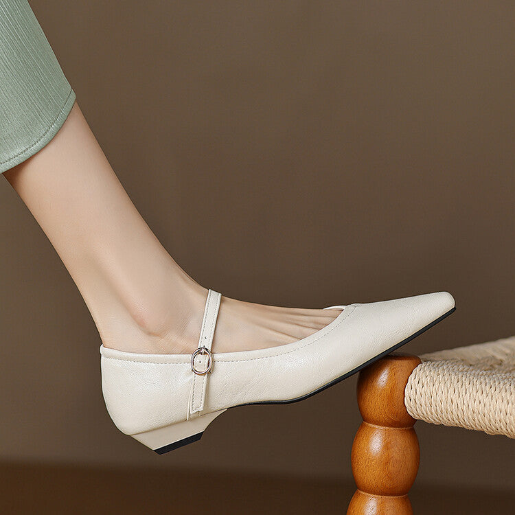 Ballerine Punta Cinturino Classiche