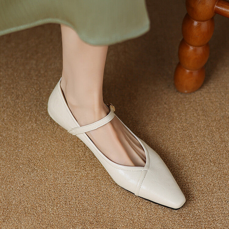 Ballerine Punta Cinturino Classiche