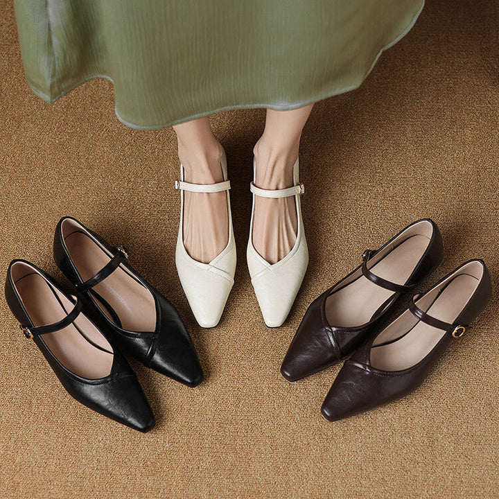 Ballerine Punta Cinturino Classiche