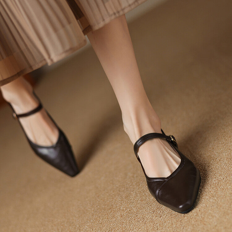 Ballerine Punta Cinturino Classiche