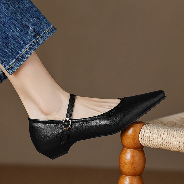 Ballerine Punta Cinturino Classiche
