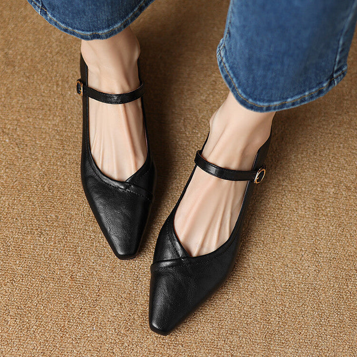 Ballerine Punta Cinturino Classiche