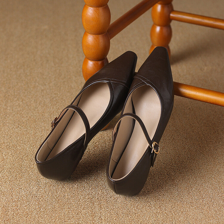 Ballerine Punta Cinturino Classiche