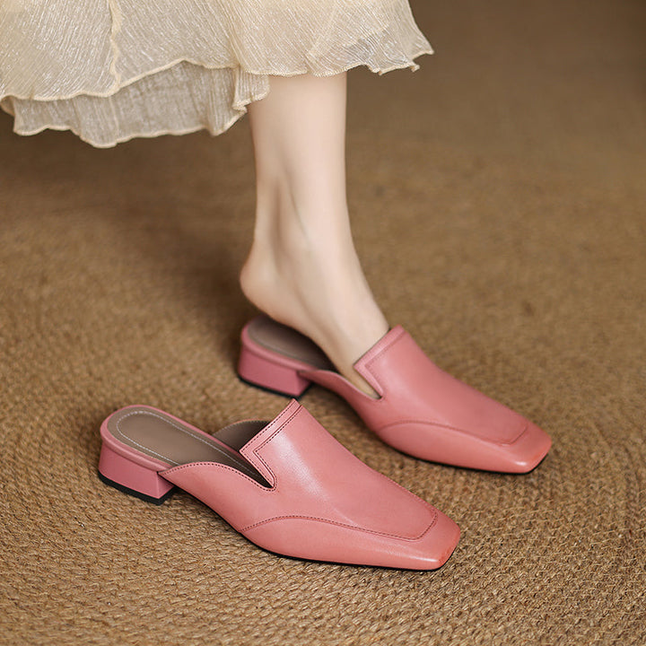 Mules donna eleganti in pelle