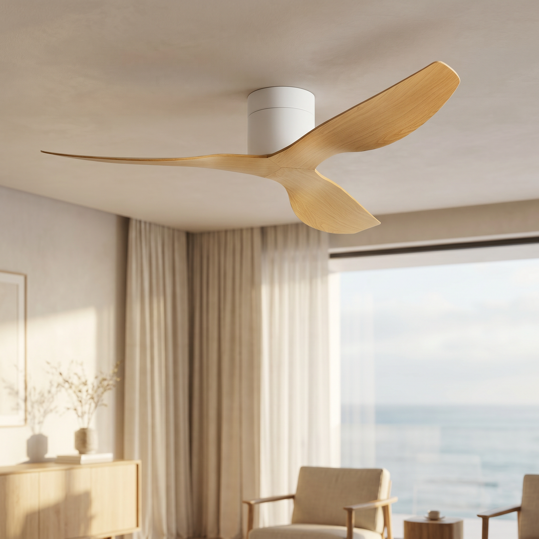 Ventilatore a Soffitto Silenzioso con Telecomando – Design Moderno