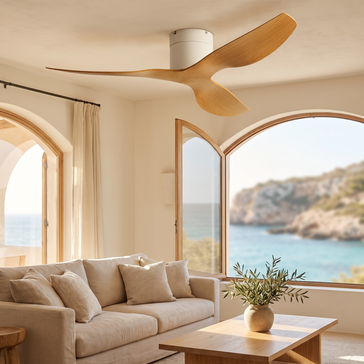 Ventilatore a Soffitto Silenzioso con Telecomando – Design Moderno