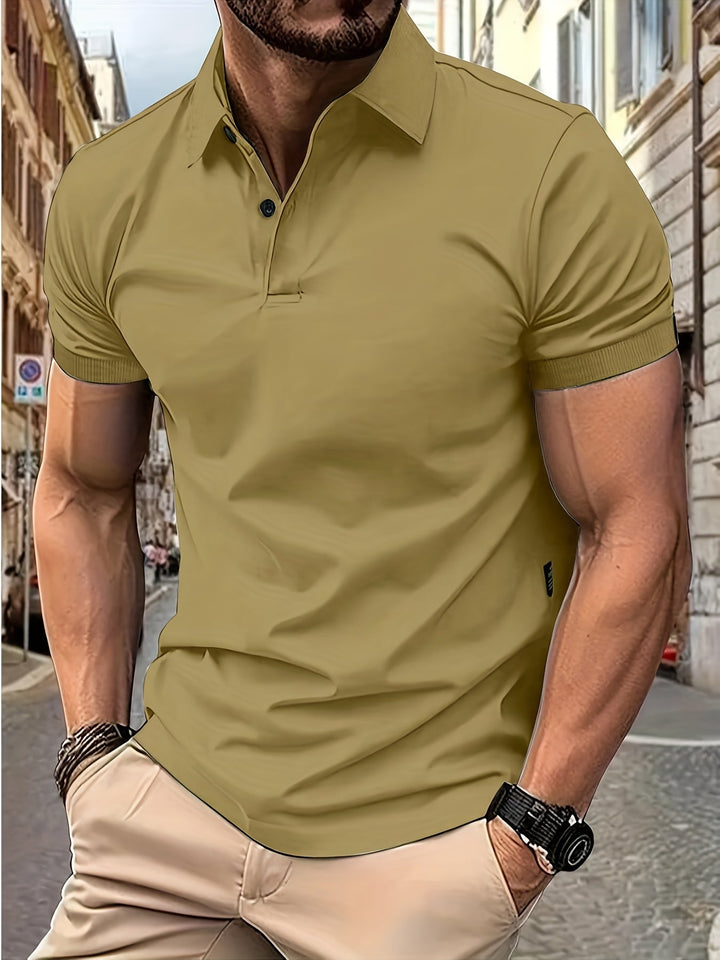 Polo uomo classico con colletto elegante