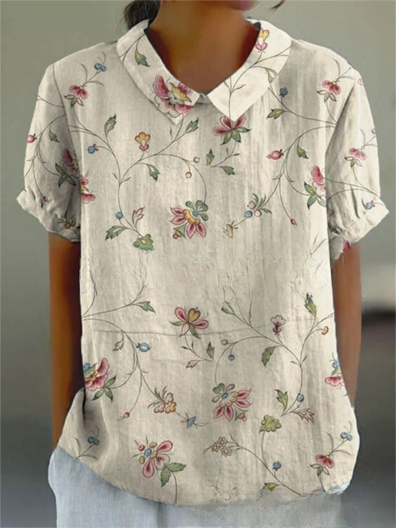 T shirt florale donna camicia estiva