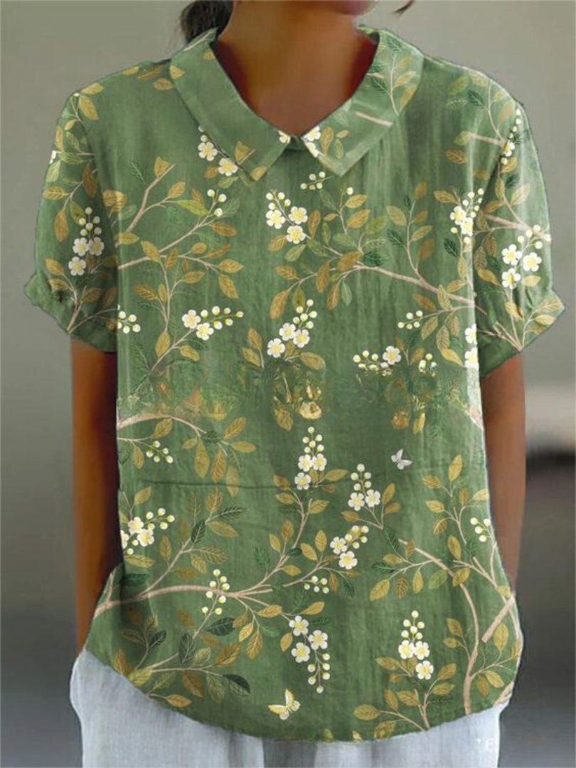 T shirt florale donna camicia estiva