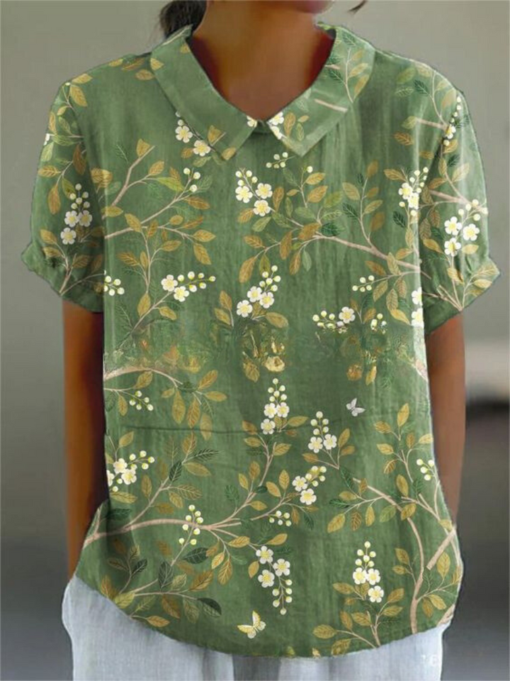 T shirt florale donna camicia estiva
