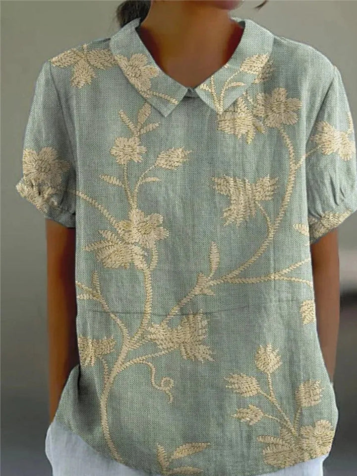 T shirt florale donna camicia estiva