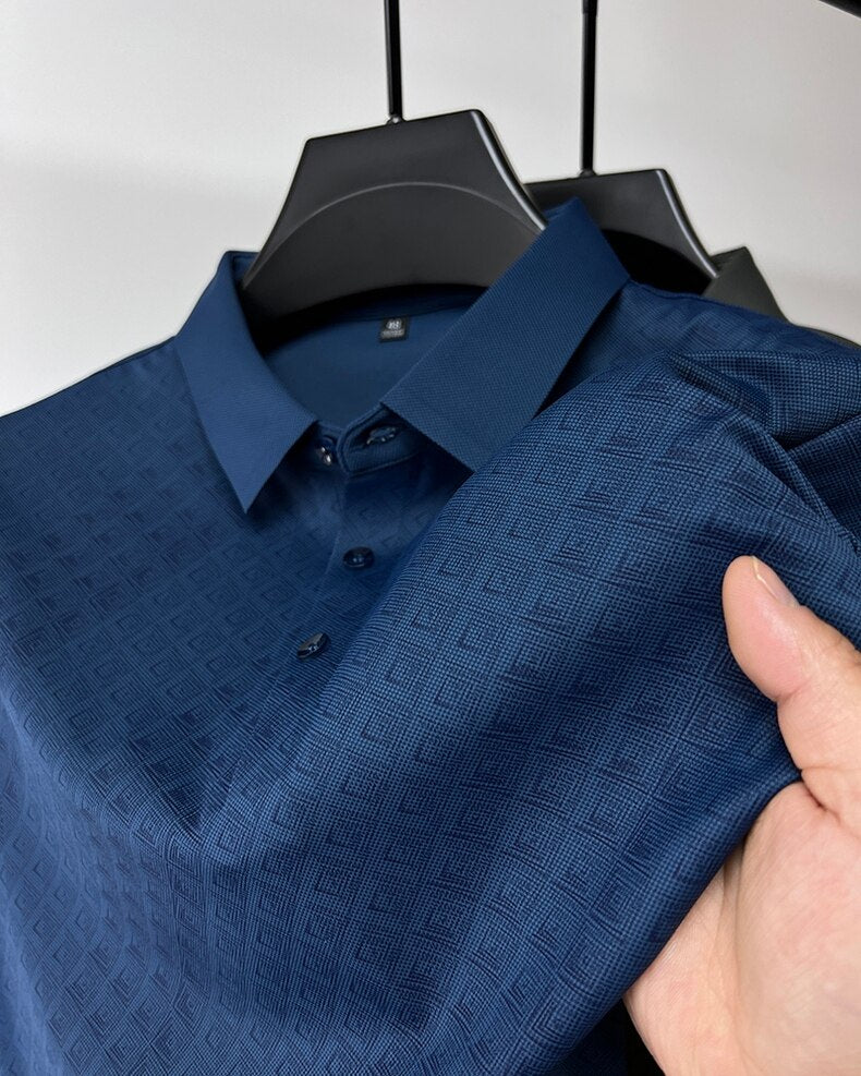 Polo Uomo in Nanosilk Vestibilità Sartoriale