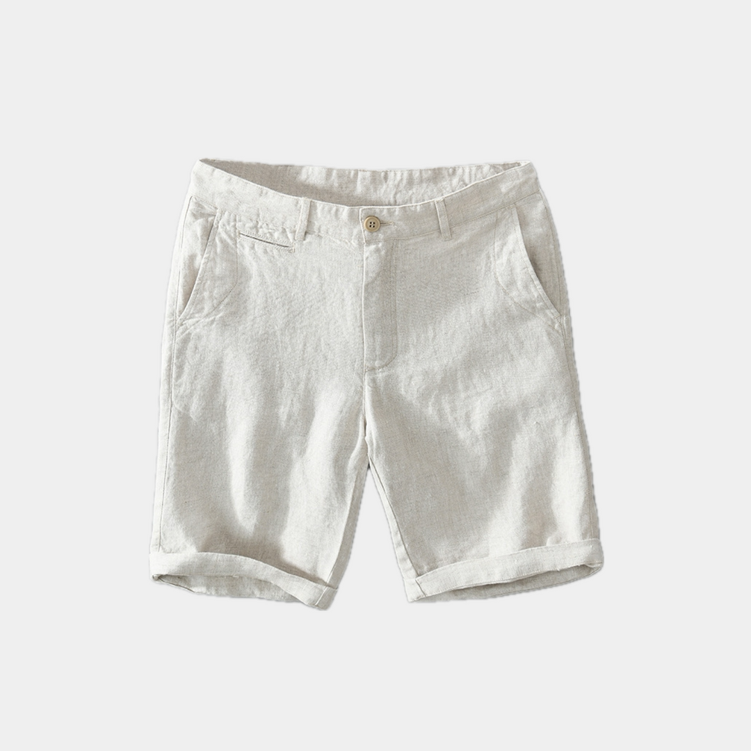 Elegante Shorts Uomo Estivo Slim Fit Tasche Laterali