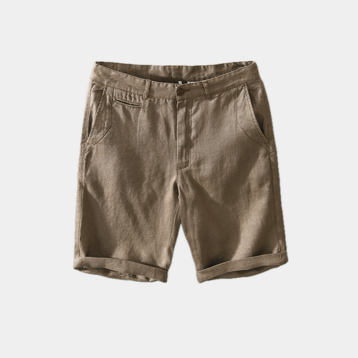 Elegante Shorts Uomo Estivo Slim Fit Tasche Laterali