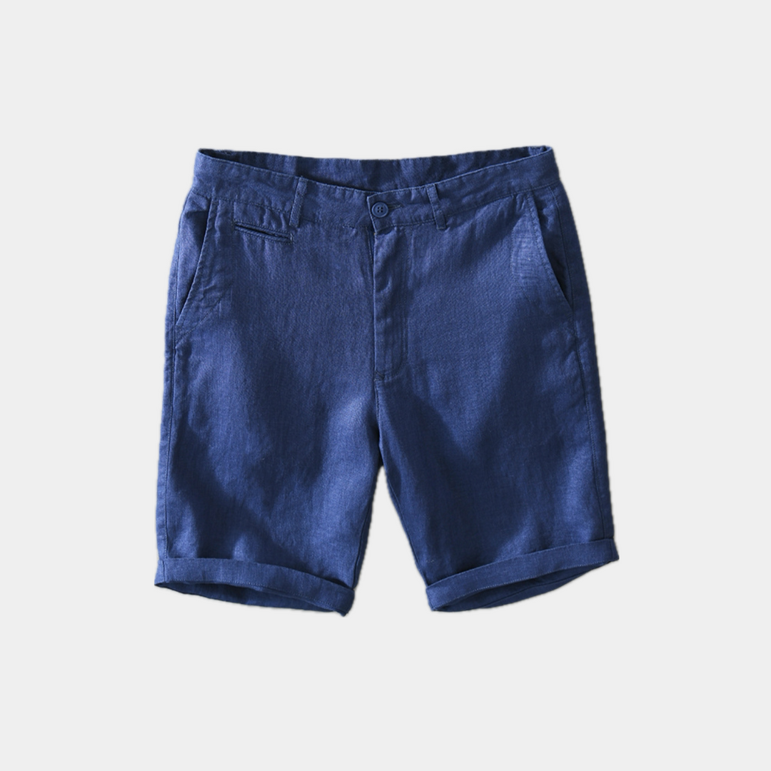 Elegante Shorts Uomo Estivo Slim Fit Tasche Laterali