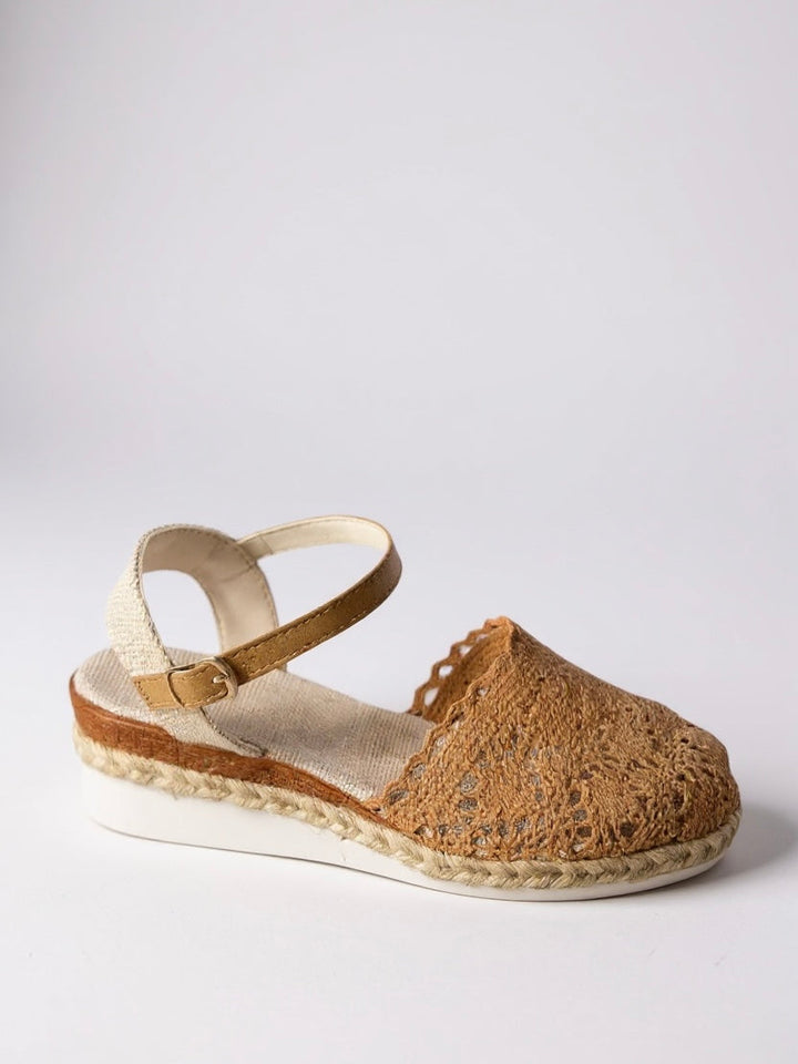 Darby Sandali Espadrillas Donna – Plateau in Crochet Artigianale