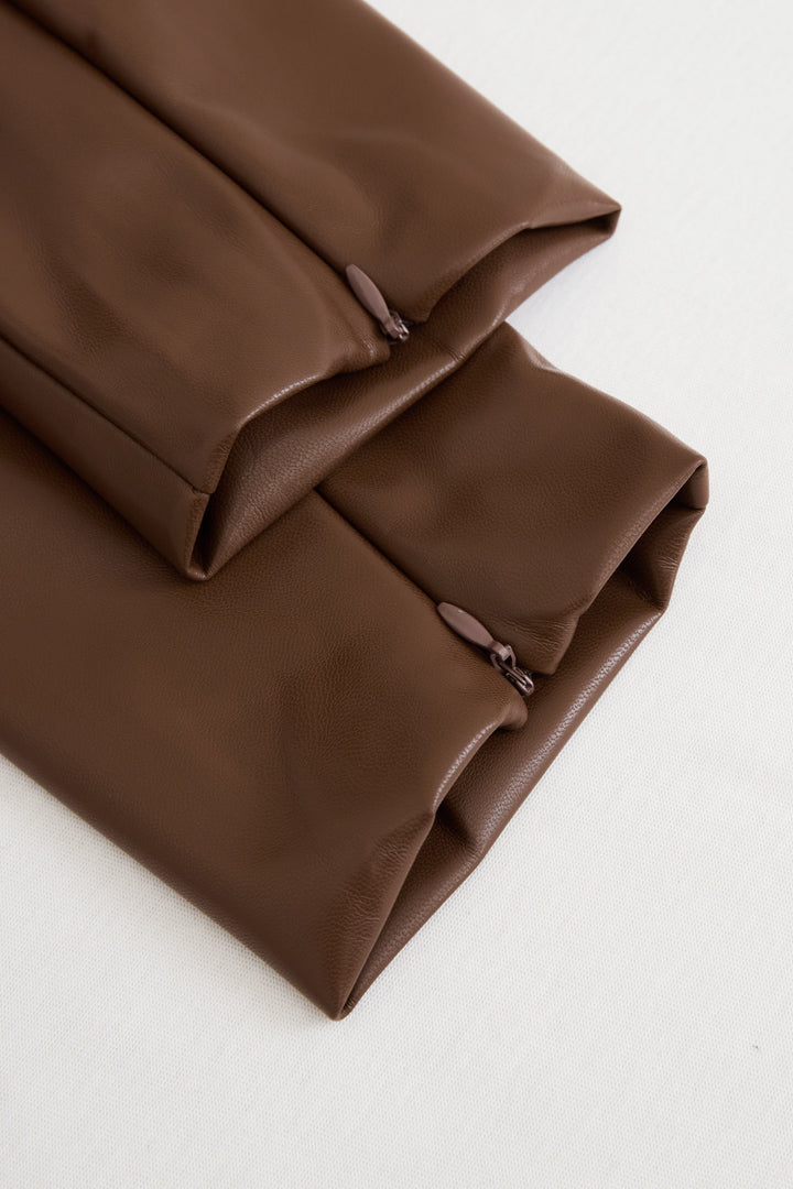 Lia  - Abito aderente da donna nero con scollo a V e maniche lunghe