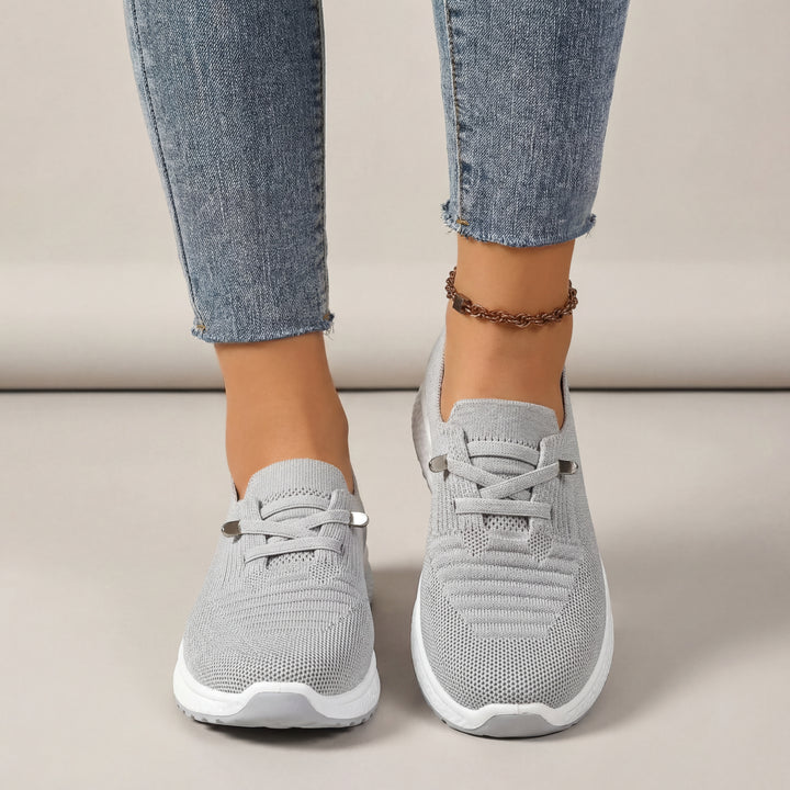 Leggere Sneakers Donna Mesh Traspirante Allacciate Comfort