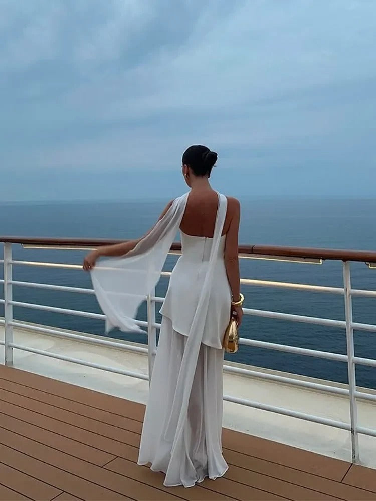 Elena – Abito lungo donna con spacco