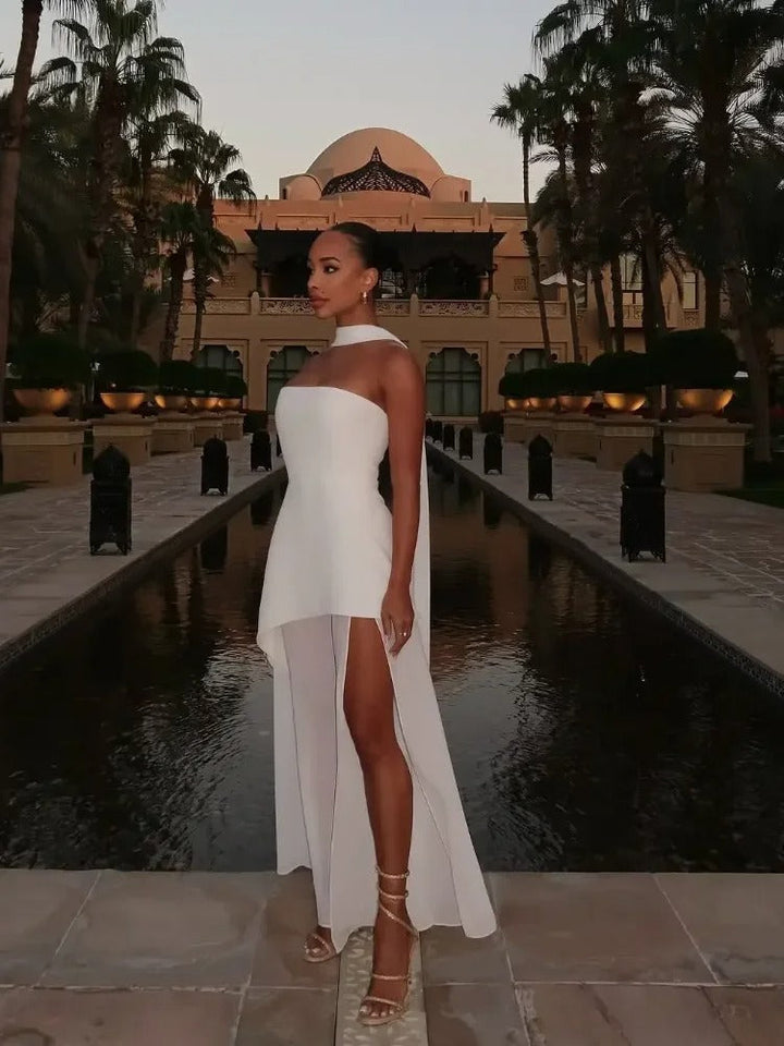 Elena – Abito lungo donna con spacco