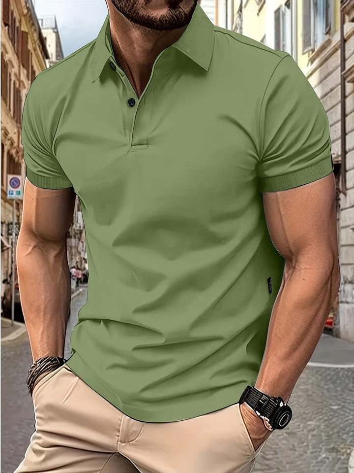 Polo uomo classico con colletto elegante
