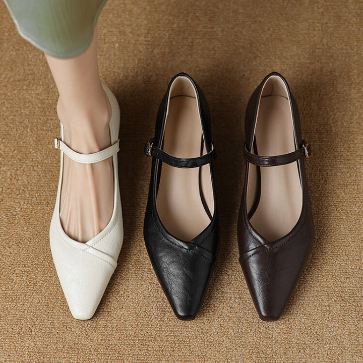 Ballerine Punta Cinturino Classiche