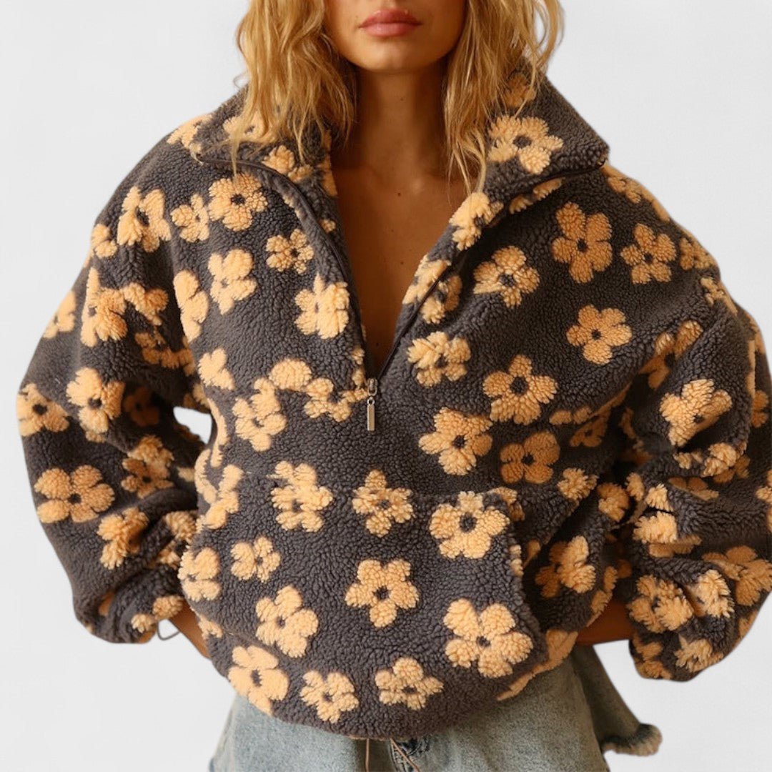 Daisy - Fleece Polare Fiorito