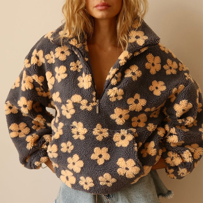 ARIANA™ | Maglione in pile Bloom
