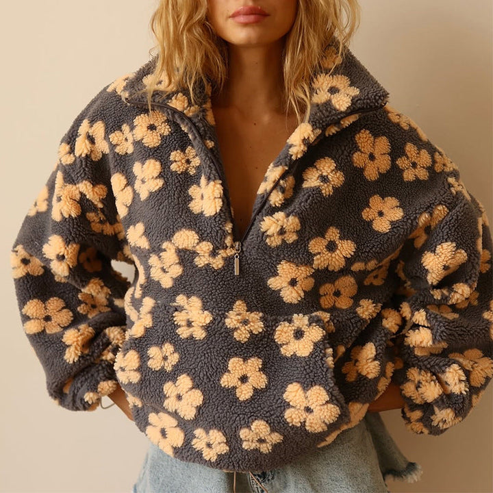 ARIANA™ | Maglione in pile Bloom