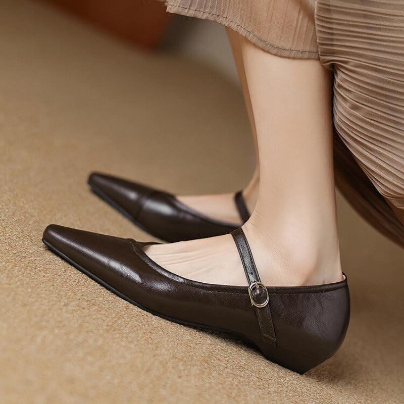 Ballerine Punta Cinturino Classiche