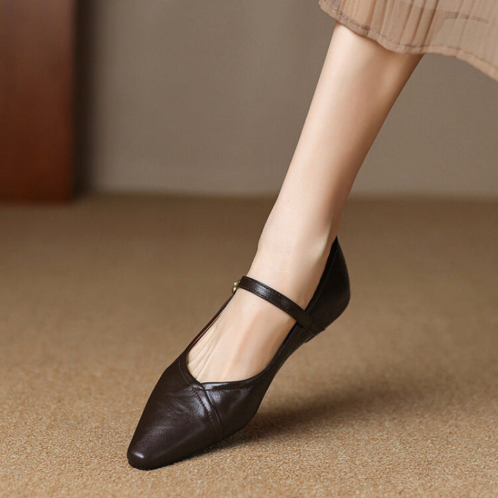 Ballerine Punta Cinturino Classiche