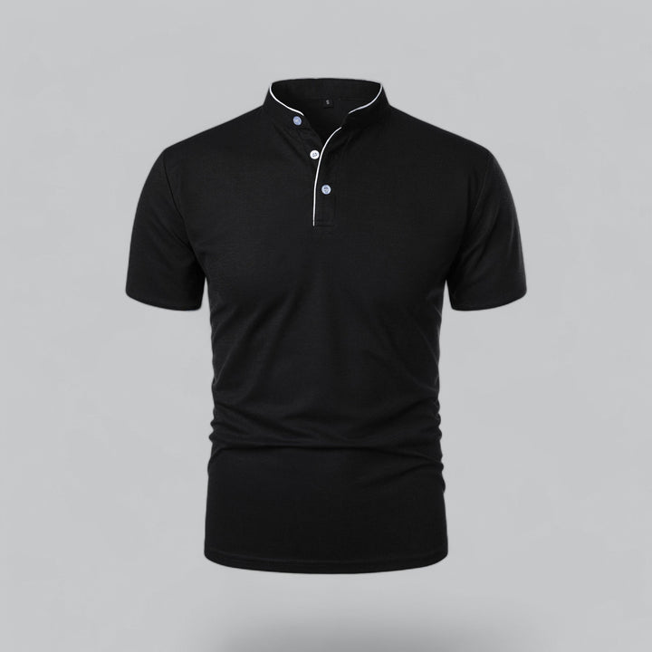Polo da uomo senza colletto
