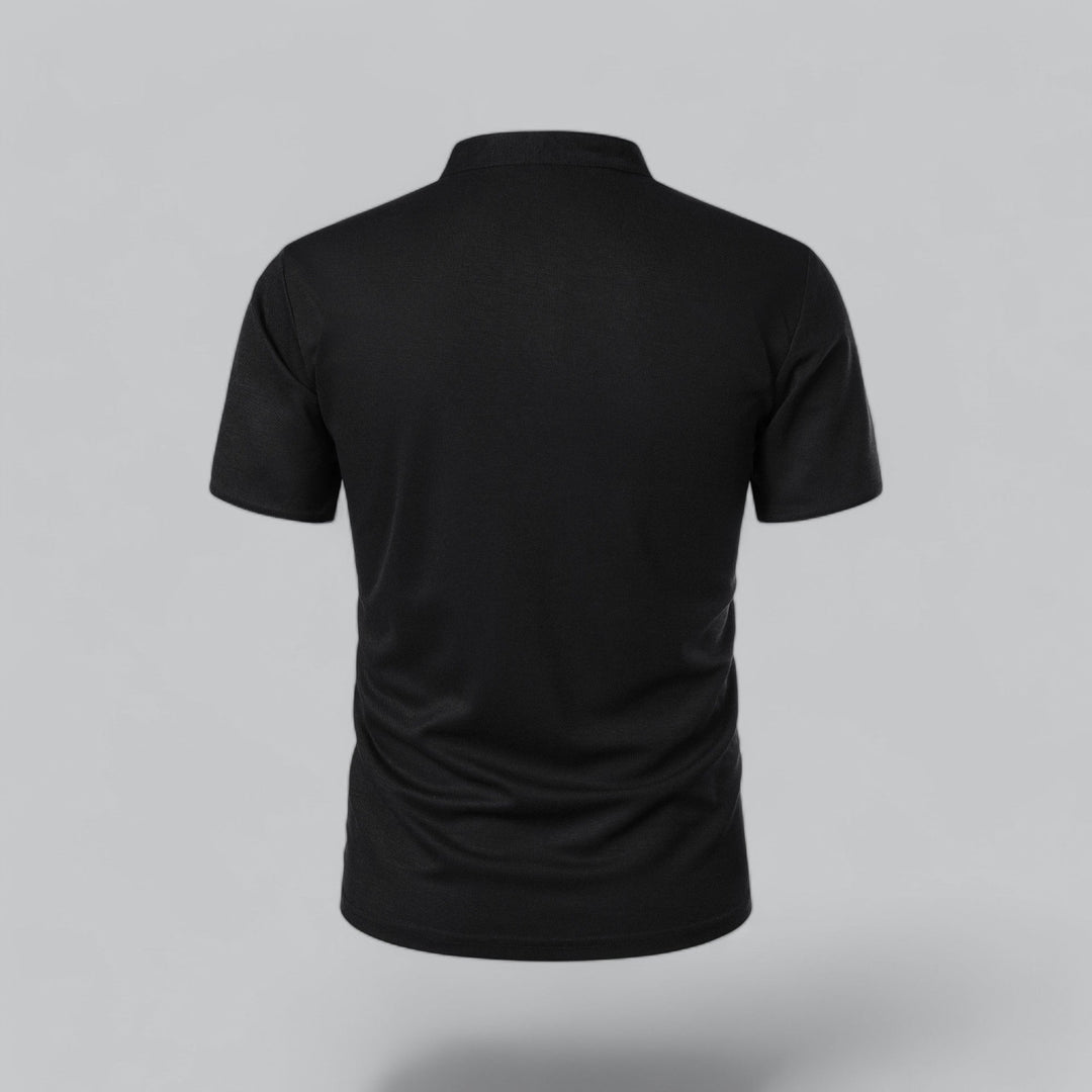 Polo da uomo senza colletto