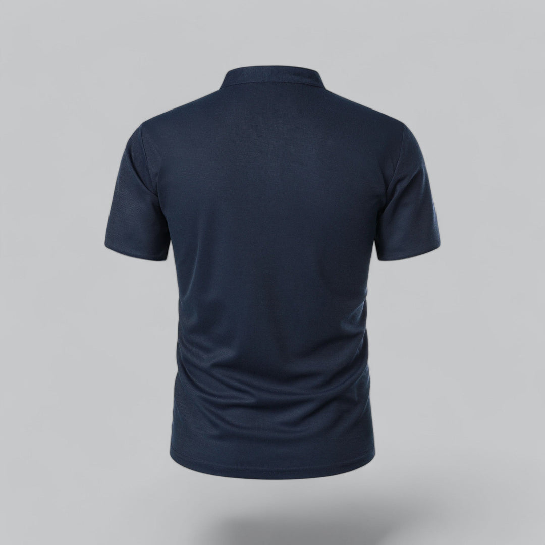 Polo da uomo senza colletto