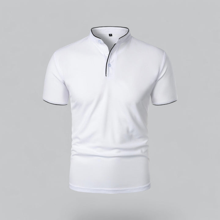 Polo da uomo senza colletto
