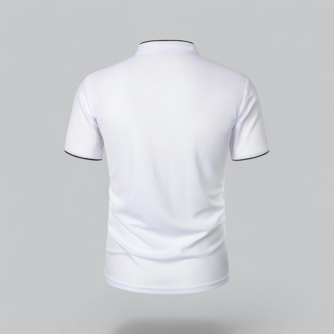 Polo da uomo senza colletto