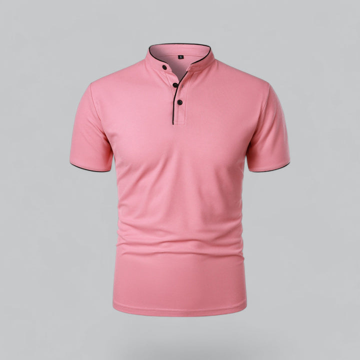 Polo da uomo senza colletto