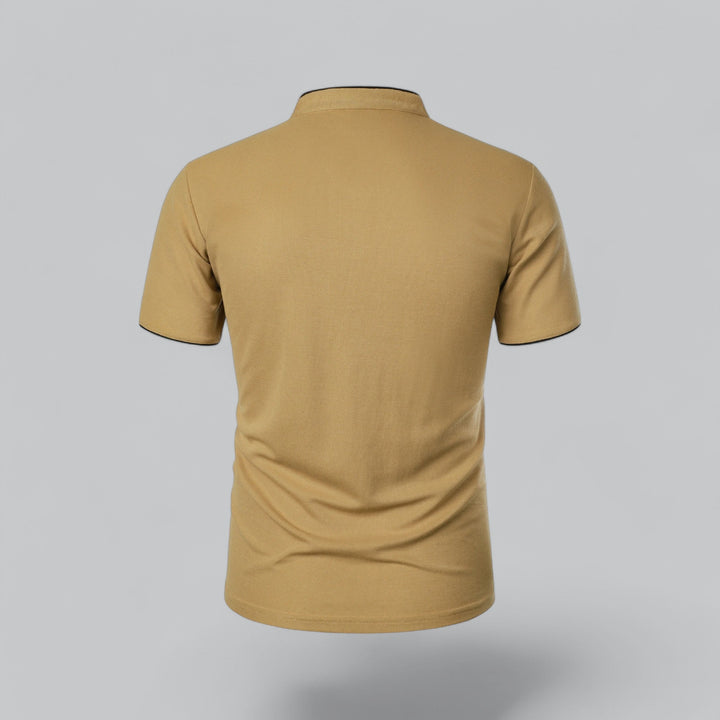 Polo da uomo senza colletto