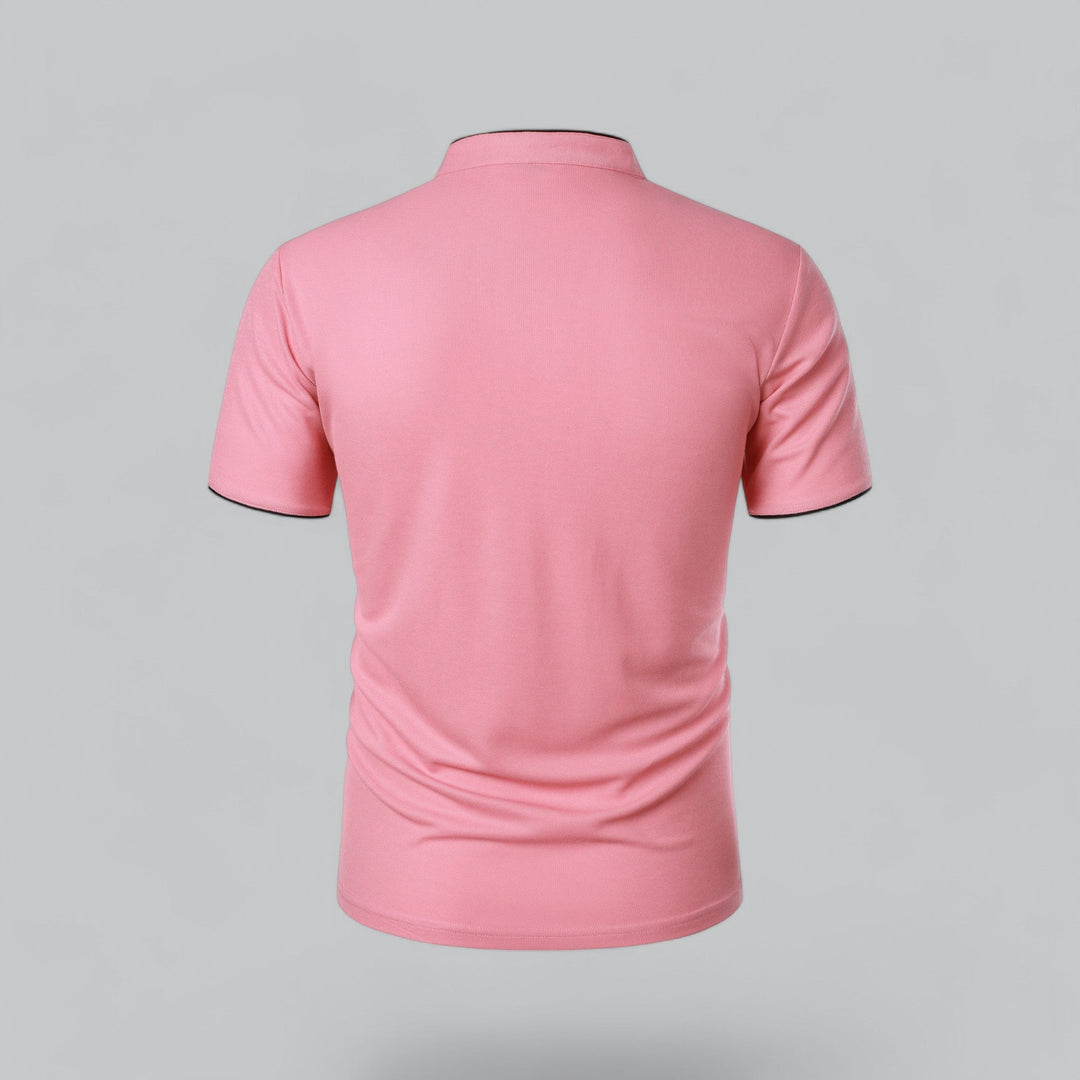 Polo da uomo senza colletto