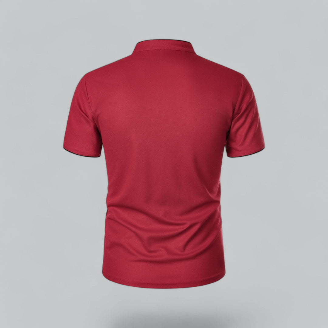 Polo da uomo senza colletto