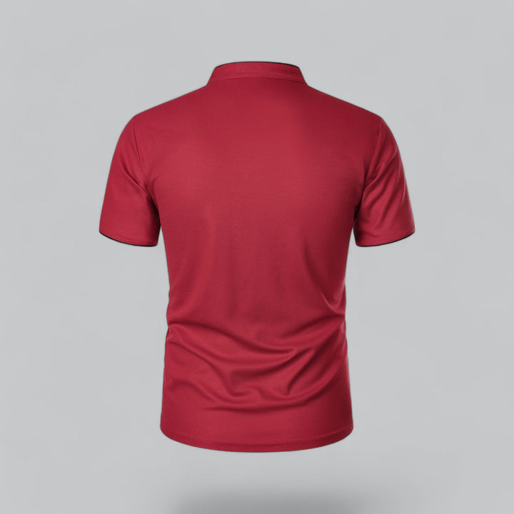 Polo da uomo senza colletto